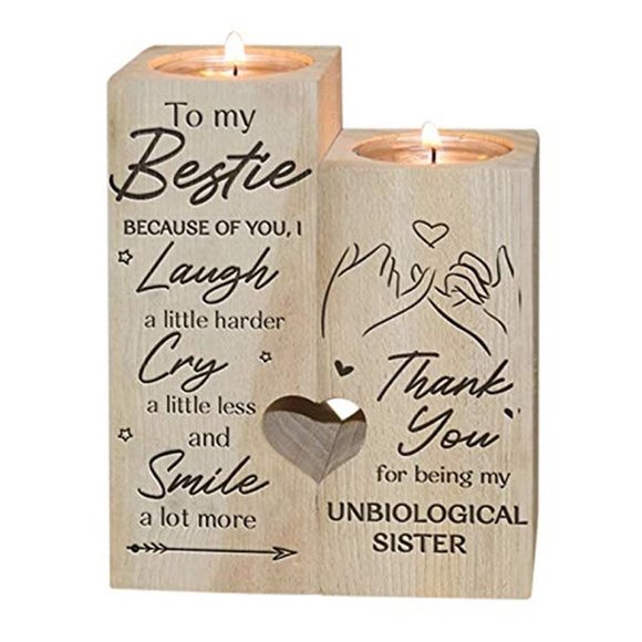My Bestie Candle Holder with Candle - Picture 1 of 3